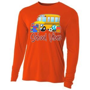 School Vibes Back to School Cooling Performance Long Sleeve Crew