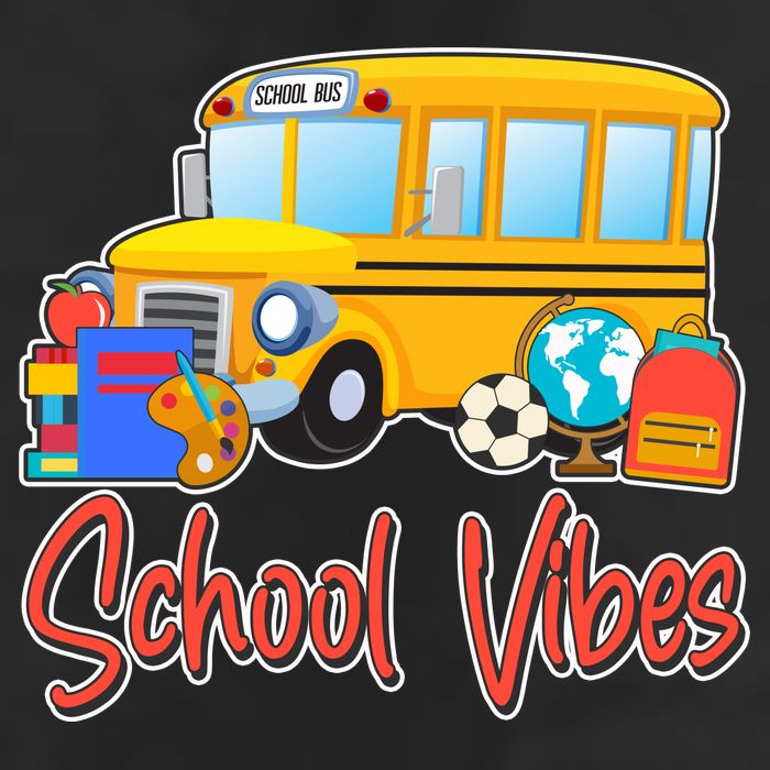 School Vibes Back to School Cool Comfort Performance Bucket Hat
