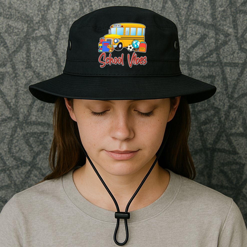 School Vibes Back to School Bucket Hat