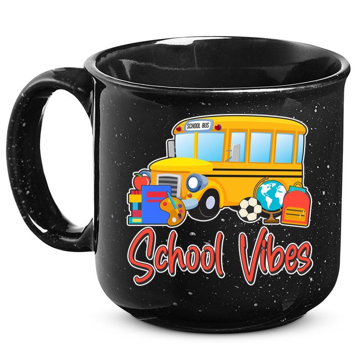 School Vibes Back to School 15oz Campfire Ceramic Mug