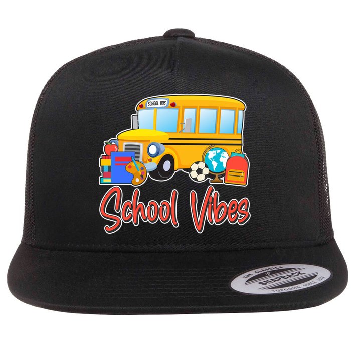 School Vibes Back to School Flatbill Hat