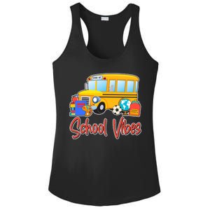 School Vibes Back to School Ladies PosiCharge Competitor Racerback Tank