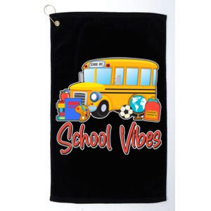 School Vibes Back to School Platinum Collection Golf Towel