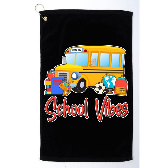 School Vibes Back to School Golf Towel