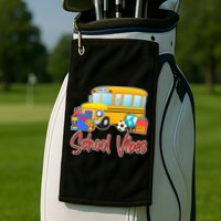 School Vibes Back to School Golf Towel