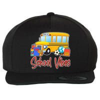 School Vibes Back to School Wool Snapback Cap
