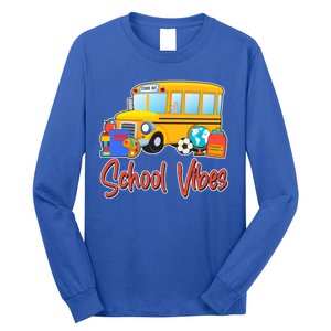 School Vibes Back to School Long Sleeve Shirt