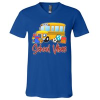 School Vibes Back to School V-Neck T-Shirt