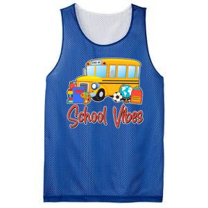 School Vibes Back to School Mesh Reversible Basketball Jersey Tank