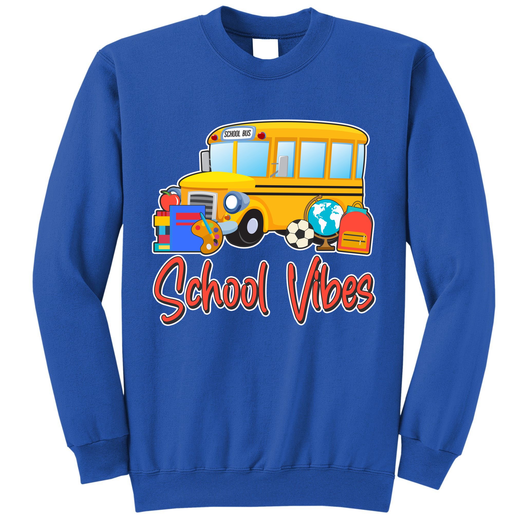 School Vibes Back to School Tall Sweatshirt