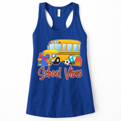 School Vibes Back to School Womens Tank Top