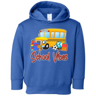 School Vibes Back to School Toddler Hoodie