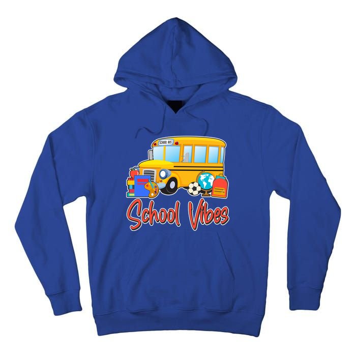 School Vibes Back to School Tall Hoodie