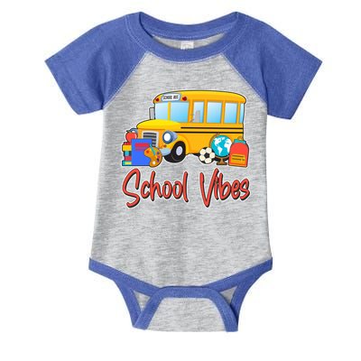 School Vibes Back to School Infant Baby Jersey Bodysuit
