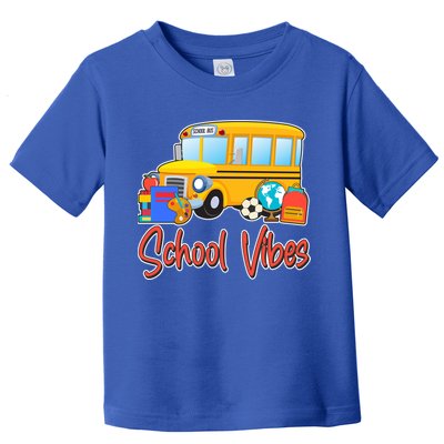 School Vibes Back to School Toddler T-Shirt