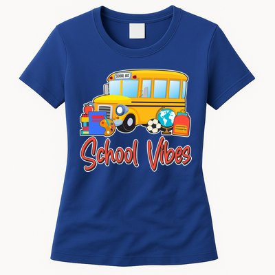 School Vibes Back to School Womens T-Shirt