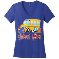 School Vibes Back to School Women's V-Neck T-Shirt
