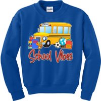 School Vibes Back to School Kids Sweatshirt