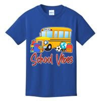 School Vibes Back to School Kids T-Shirt
