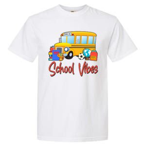 School Vibes Back to School Garment-Dyed Heavyweight T-Shirt