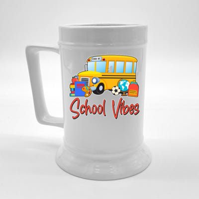 School Vibes Back to School Beer Stein