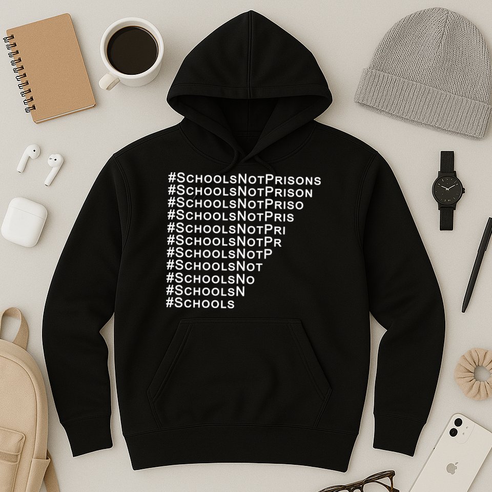Schools Not Prisons Hoodie