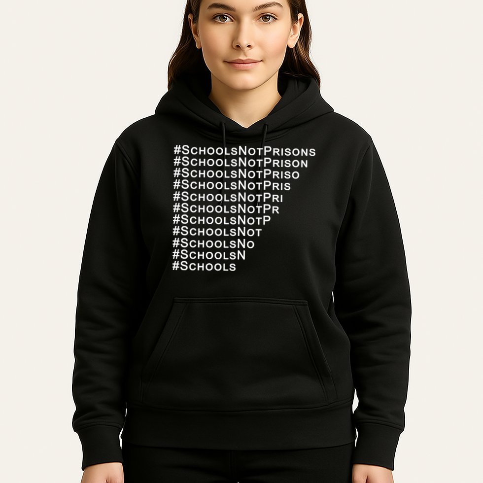 Schools Not Prisons Hoodie
