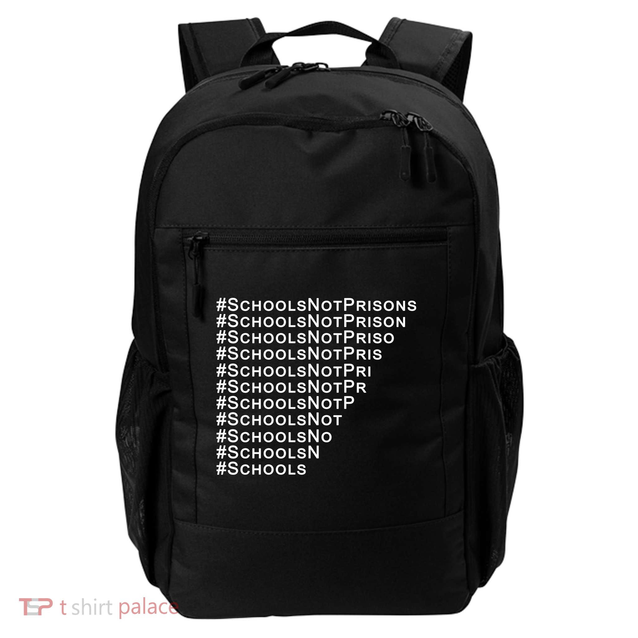 Schools Not Prisons Backpack