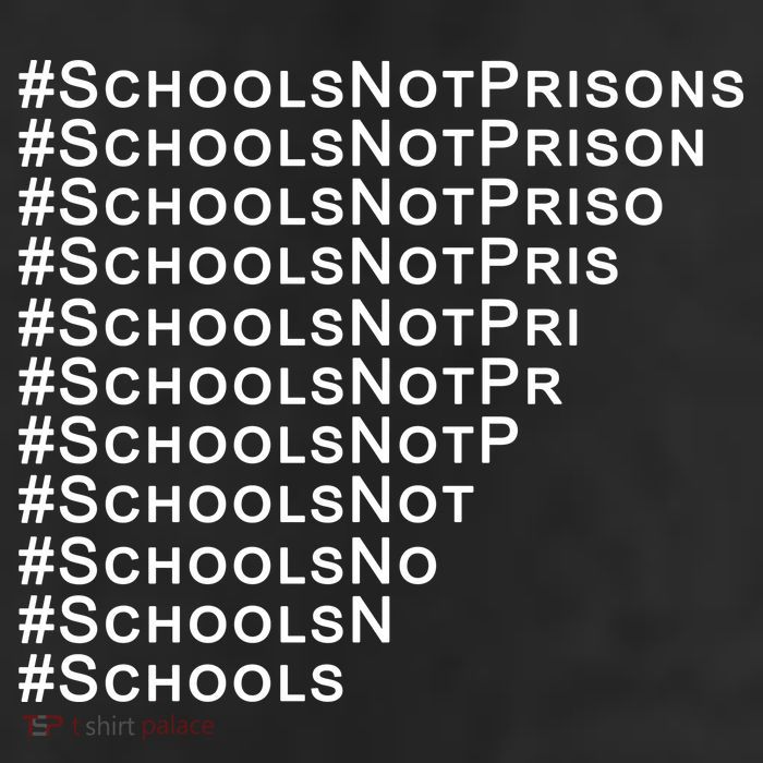Schools Not Prisons 11oz C Handle Ceramic Mug