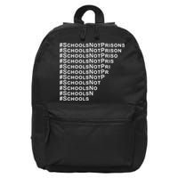 Schools Not Prisons 16 in Basic Backpack
