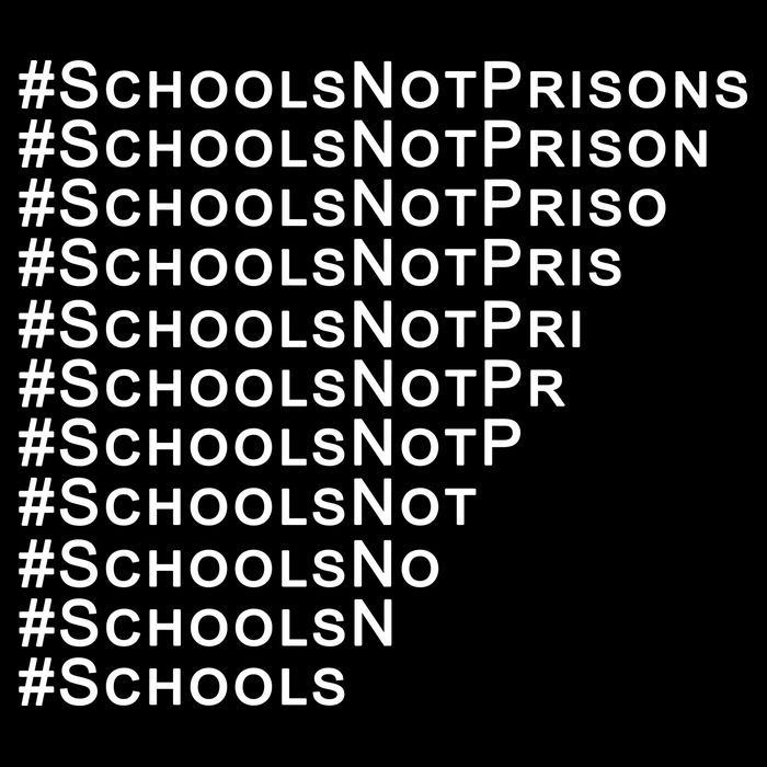 Schools Not Prisons 16 in Basic Backpack