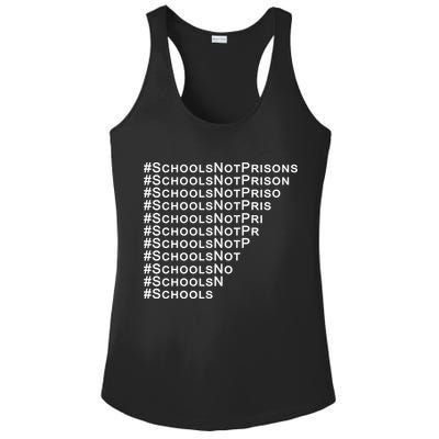 Schools Not Prisons Ladies PosiCharge Competitor Racerback Tank