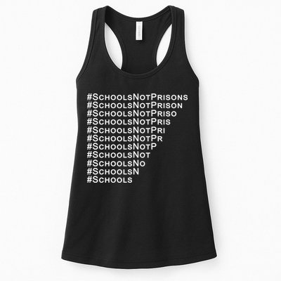 Schools Not Prisons Womens Tank Top