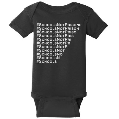 Schools Not Prisons Baby Bodysuit