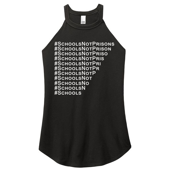Schools Not Prisons Women's Perfect Tri Rocker Tank