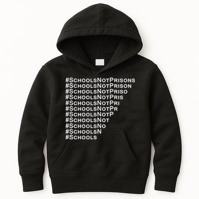 Schools Not Prisons Kids Hoodie