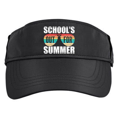 School's Out For Summer Shades Adult Drive Performance Visor