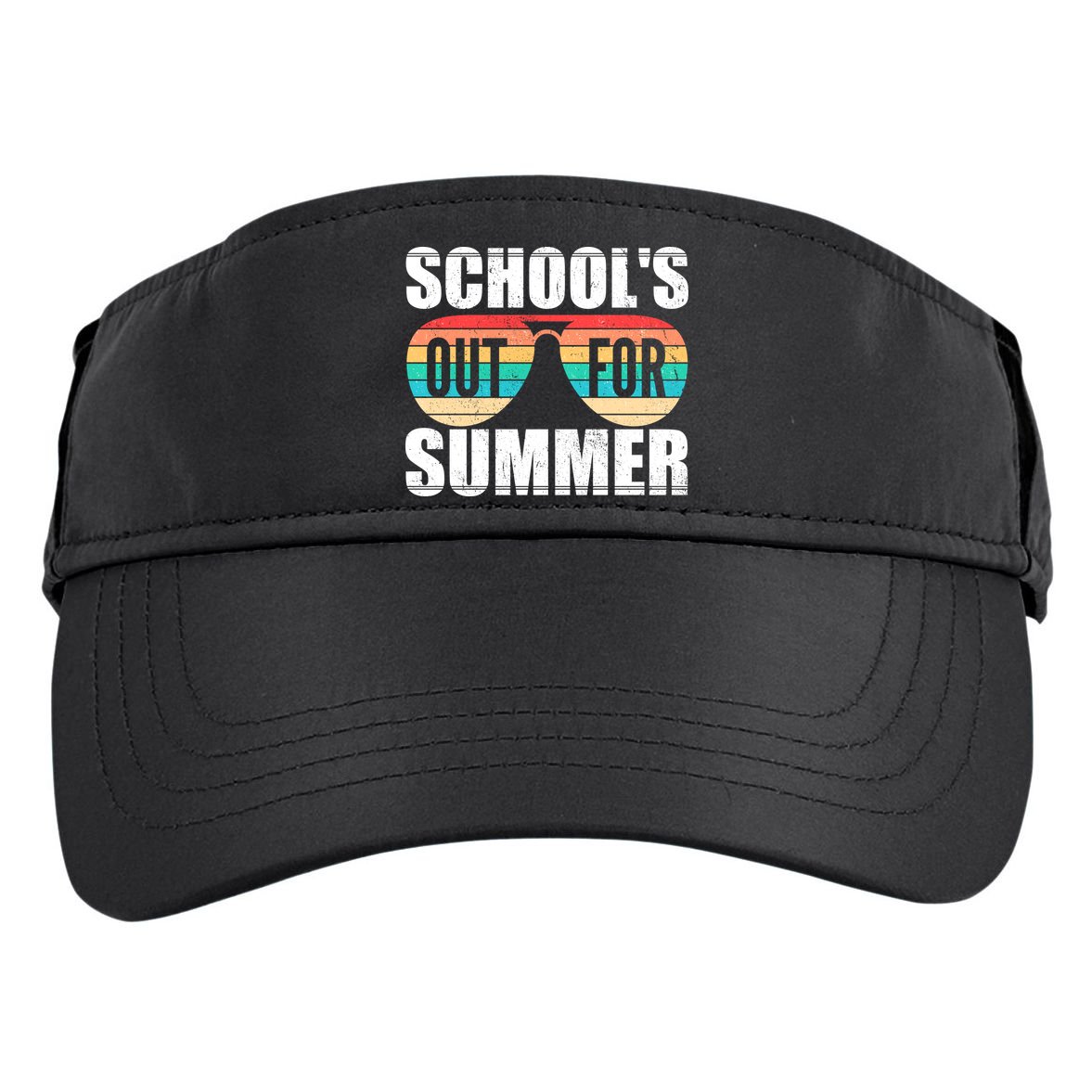 School's Out For Summer Shades Adult Drive Performance Visor