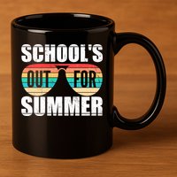 School's Out For Summer Shades 11oz C Handle Ceramic Mug