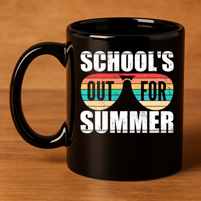 School's Out For Summer Shades 11oz C Handle Ceramic Mug