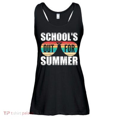 School's Out For Summer Shades Ladies Essential Flowy Tank