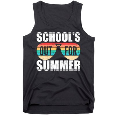 School's Out For Summer Shades Tank Top