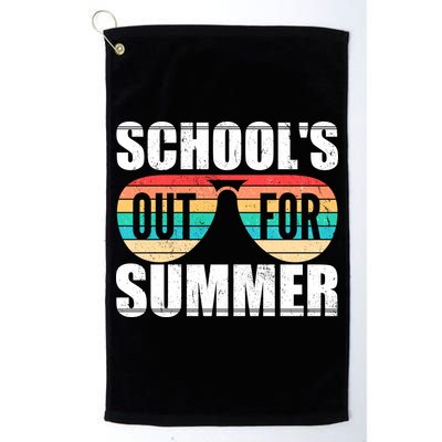 School's Out For Summer Shades Golf Towel