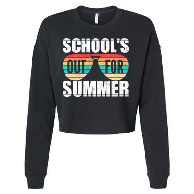 School's Out For Summer Shades Cropped Pullover Crew