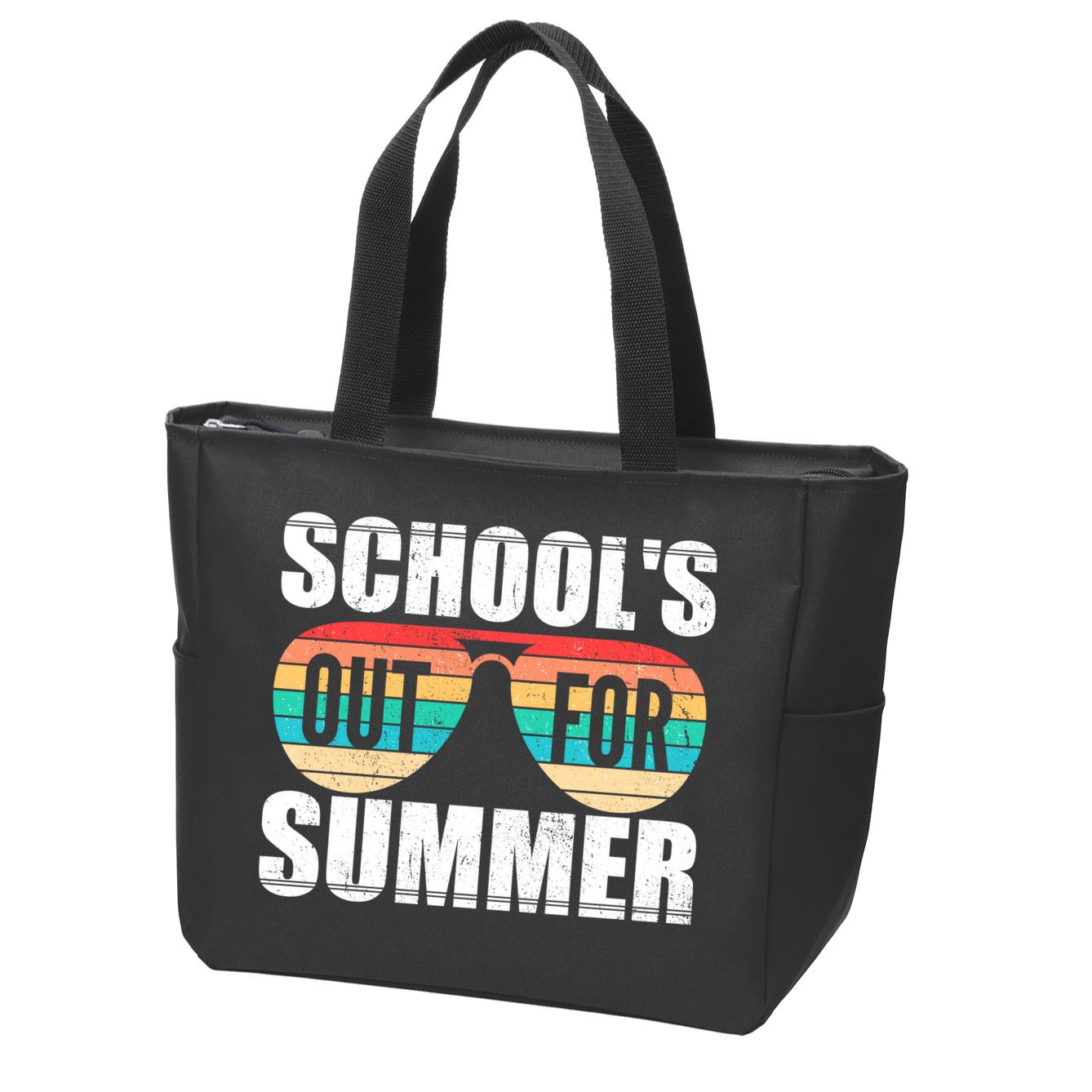 School's Out For Summer Shades Zip Tote Bag