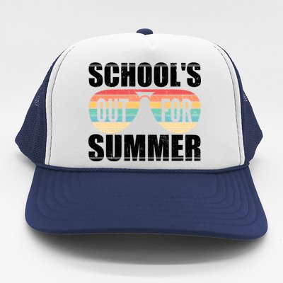 School's Out For Summer Shades Trucker Hat