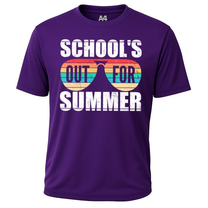 School's Out For Summer Shades Cooling Performance Crew T-Shirt