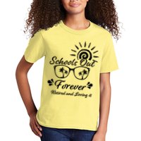 Schools Out Forever Retired & Loving It Kids T-Shirt