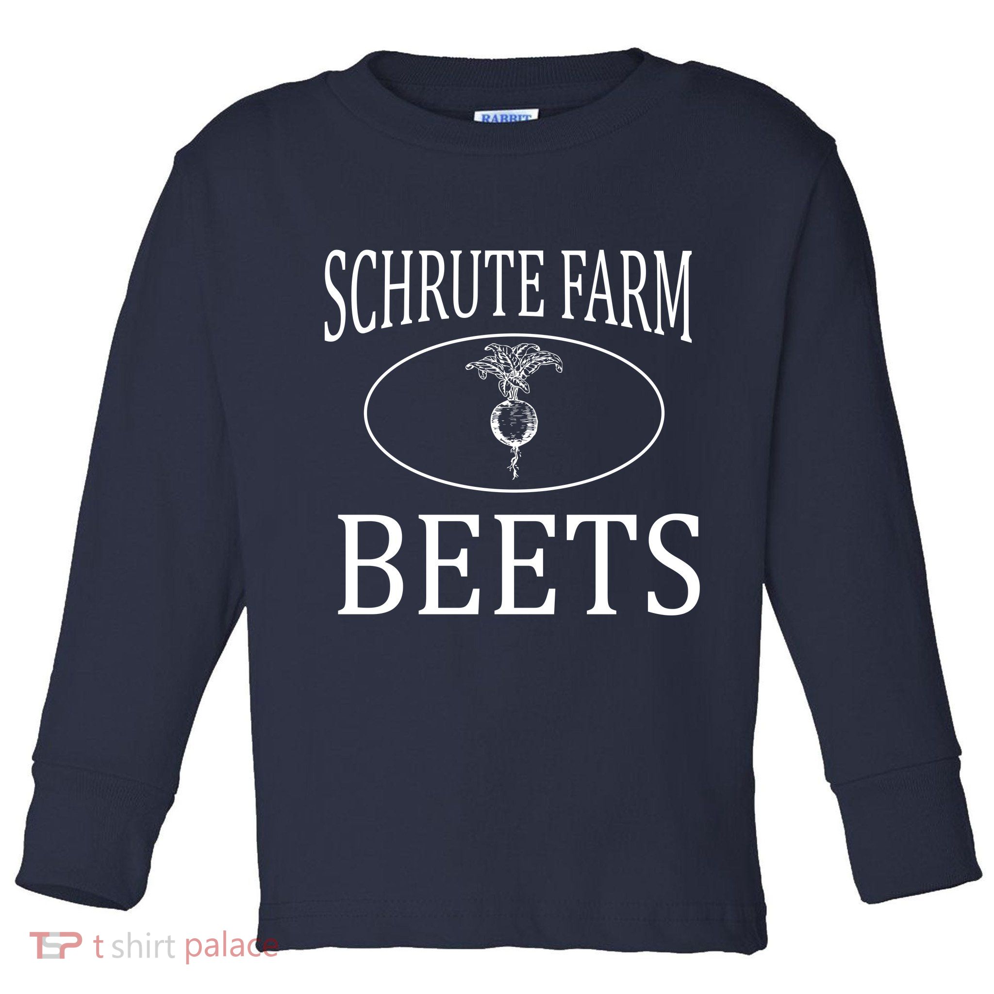 Schrute Farms Beets Toddler Long Sleeve Shirt