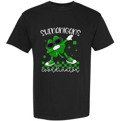 Shenanigans Coordinator Irish Shamrock Funny St Patricks Day Garment-Dyed Heavyweight T-Shirt